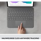 Combo Touch - iPad Hoes - Zwart - Kunststof - Met Toetsenbord