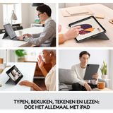 Logitech - Combo Touch - Toetsenbordbehuizing - Zwart - Geschikt voor iPad Pro 12,9 Inch