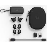 Logitech - Zone True Wireless - Koptelefoon - Zwart - Draadloos