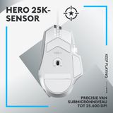 Logitech - G502 X - Bedraad - Wit - Hoogwaardige Gamingmuis