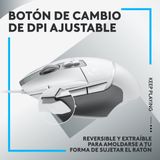 Logitech - G502 X - Bedraad - Wit - Hoogwaardige Gamingmuis