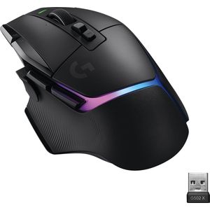 Logitech G502 X Plus Gamingmaus Schwarz Kabellos