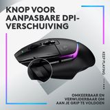 Logitech - G502 X Lightspeed Plus - Gaming Muis - Zwart - Draadloos