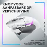 Logitech - G502 X Lightspeed Plus - Gaming Muis - Wit - Draadloos