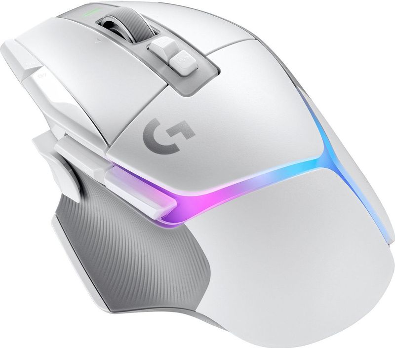 Logitech G502 X Plus - Draadloze Gamingmuis - Rechtshandig - Optisch - RGB - Wit
