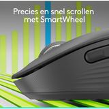 Logitech - Signature M650 Draadloze Muis - Zwart - Draadloos - Slim Scrollen