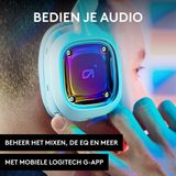 Logitech A30 Draadloze Gaming Headset - Wit - Bluetooth - Afneembare Microfoon