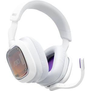 Logitech G Astro A30 LIGHTSPEED Draadloze gaming headset, Bluetooth, Dolby Atmos, afneembare microfoonarm, 27u batterij, USB-C laden PS5, PS4, Xbox, Nintendo Switch, PC, Android - Wit