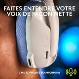 Logitech G435 - LIGHTSPEED en Bluetooth draadloze gaming headset - Wit
