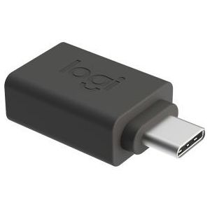 Logitech USB-C Adapter [1x USB-C stekker - 1x USB 3.2 Gen 1 bus A (USB 3.0)] Logi USB C to A