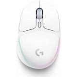 Logitech G G705 Draadloze Gamingmuis, Aanpasbare LIGHTSYNC RGB-Verlichting, LICHTSNELHEID Wireless, Bluetooth-Connectiviteit, Lichtgewicht, PC/Mac/Laptop - Wit