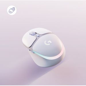 Logitech - G705 - Draadloze Gamingmuis - Wit - Lichtgewicht - Bluetooth