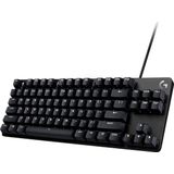 Logitech G413 TKL SE Mechanisch Gaming Toetsenbord - Compact. verlicht toetsenbord met tactiele mechanische schakelaars, Anti-Ghosting, voor Windows en macOS, Belgisch AZERTY indeling - Zwart