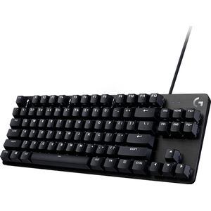 Logitech G 413 TKL SE Mechanisch gamingtoetsenbord, compact toetsenbord met achtergrondverlichting en mechanische touch-schakelaars, anti-ghosting, voor Windows en MacOS, Belgische AZERTY-lay-out,