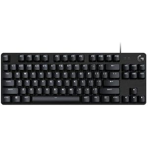 Logitech G 413 TKL SE Mechanisch gamingtoetsenbord, compact toetsenbord met achtergrondverlichting en mechanische touch-schakelaars, anti-ghosting, voor Windows en MacOS, Belgische AZERTY-lay-out,
