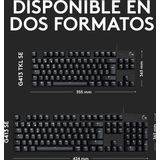 Logitech - G413 Tkl Se - Mechanisch Toetsenbord - Zwart - Aluminium