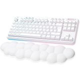 Logitech G G715 LIGHTSYNC Toetsenbord - Wit - Draadloos - Mechanisch - RGB Verlichting