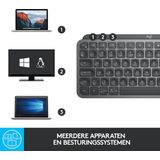 Logitech MXKEYS Mini WRLS beleuchtetes KB Graphit - FRA - Central