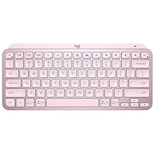 Logitech MX Keys Mini toetsenbord RF-draadloos + Bluetooth QWERTY Scandinavisch Roze