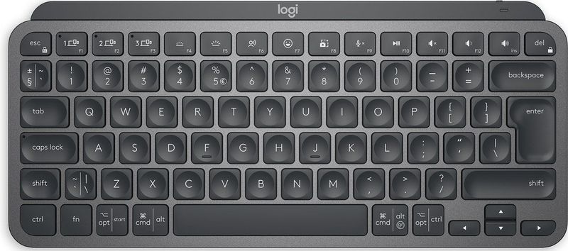Logitech - MX KEYS Mini - Draadloos Toetsenbord - Graphite - QWERTY ISO