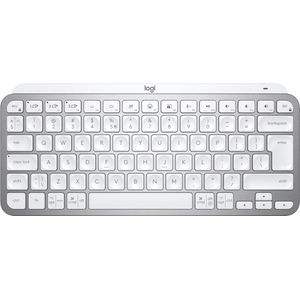 Logitech MX KEYS Mini - Draadloos Bluetooth Toetsenbord - Qwerty ISO - Pale Grey