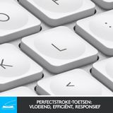Logitech MX Keys Mini für Mac Hellgrau Deutsch Kabellos