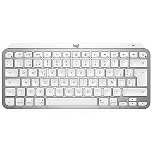 Logitech MX Keys Mini For Mac Minimalist Wireless Illuminated Keyboard toetsenbord Bluetooth QWERTY Spaans Grijs