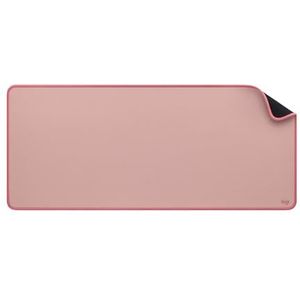 Logitech Desk Mat - Studio Series, Multifunktionale große Unterlage, Erweiterte Mausmatte, Anti-Rutsch-Gummiboden, Spritzwassergeschützt, Langlebig - Rosa