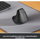 Logitech - 910-006473 - Draadloze Muis - Ergonomisch - Zwart
