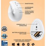 Logitech - Lift Draadloze Ergonomische Muis - Voor Linkshandigen - Zwart - Optische Sensor