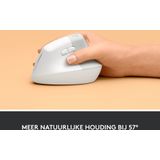 Logitech Lift - Verticale ergonomische muis - Rechtshandig - Wit