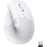 Logitech Lift - Verticale ergonomische muis - Rechtshandig - Wit