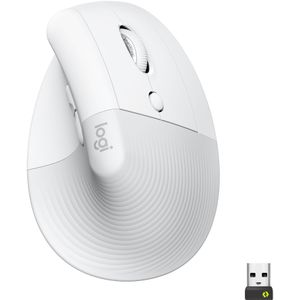 Logitech Lift - Verticale ergonomische muis - Rechtshandig - Wit