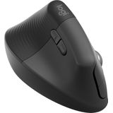 Logitech Lift - Verticale ergonomische muis - Linkshandig - Donkergrijs