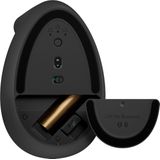 Logitech Lift - Verticale ergonomische muis - Linkshandig - Donkergrijs