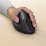 Logitech Lift - Verticale ergonomische muis - Linkshandig - Donkergrijs