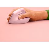 Logitech Lift - Verticale ergonomische muis - Rechtshandig - Roze