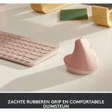 Logitech - Lift - Draadloze Ergonomische Muis - Zwart - Ergonomisch Ontwerp