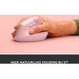 Logitech - Lift - Draadloze Ergonomische Muis - Zwart - Ergonomisch Ontwerp