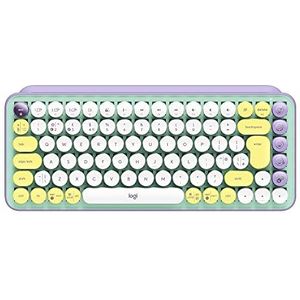 Logitech POP Keys Wireless Mechanical Keyboard With Emoji Keys toetsenbord RF-draadloos + Bluetooth QWERTZ Duits Muntkleur