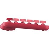 Logitech Pop Keys Draadloos Mechanisch Emoji Toetsenbord AZERTY Heartbreaker Rose