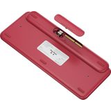 Logitech Pop Keys Draadloos Mechanisch Emoji Toetsenbord AZERTY Heartbreaker Rose