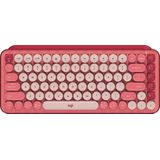 Logitech Pop Keys Draadloos Mechanisch Emoji Toetsenbord AZERTY Heartbreaker Rose