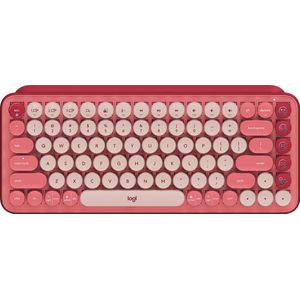 Logitech Pop Keys Draadloos Mechanisch Emoji Toetsenbord AZERTY Heartbreaker Rose