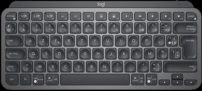 Logitech MX Keys Mini for Business toetsenbord RF-draadloos + Bluetooth AZERTY Frans Grafiet