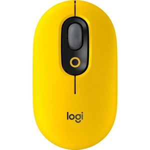 Logitech POP - Draadloze Emoji Muis met Bluetooth - Blast Yellow