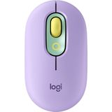 Logitech Pop-muis, draadloze muis met emoji‘s, personaliseerbaar, SilentTouch-technologie, nauwkeurige scrolling/snelheid, compact design, bluetooth, USB, multi-apparaten, compatibel met OS - Daydream