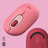 Logitech POP Mouse - Draadloze Emoji Muis met Bluetooth - Heartbreaker Rose