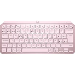 Logitech MX Keys Mini toetsenbord RF-draadloos + Bluetooth QWERTY Spaans Roze