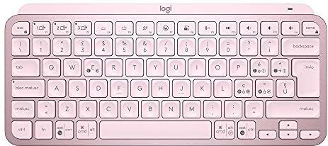 Logitech MX Keys Mini toetsenbord RF-draadloos + Bluetooth QWERTY Italiaans Roze